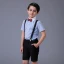 Modern / Fashion Candy Pink Short Sleeve Boys Wedding Suits 2017
