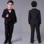 Proste / Simple Czerwone w kratę Długie Rękawy Boys Wedding Suits 2017
