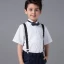 Modest / Simple Boys Wedding Suits 2017 White Short Sleeve