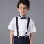 Modest / Simple Boys Wedding Suits 2017 White Short Sleeve