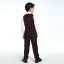 Modest / Simple Wedding Boys Wedding Suits 2017 Burgundy Checked Long Sleeve