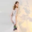 2 Pièces Plage Robe De Mariée 2017 Blanche Trompette / Sirène Cathedral Train Encolure Carrée Sans Manches En Dentelle Appliques