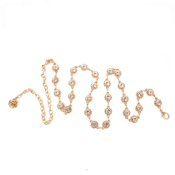 Stunning Charming Gold Prom Belt 2020 Metal Beading Rhinestone Homecoming Evening Party Accessories
