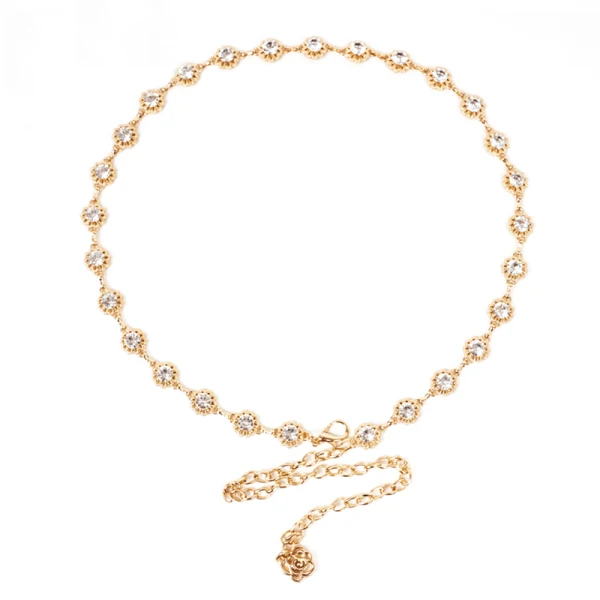 Stunning Charming Gold Prom Belt 2020 Metal Beading Rhinestone Homecoming Evening Party Accessories