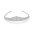 Eleganckie Srebrny Rhinestone Ślub Tiara 2022 Ozdoby Do Włosów Ślubne Cyrkon Stop