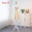 High Low Champagne Summer Bridesmaid Dresses 2018 A-Line / Princess Appliques Lace Asymmetrical Ruffle Backless Wedding Party Dresses