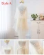 High Low Champagne Summer Bridesmaid Dresses 2018 A-Line / Princess Appliques Lace Asymmetrical Ruffle Backless Wedding Party Dresses