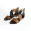 Romeins Zwarte Toevallig Zomer Platte Sandalen Dames 2021 Vlecht X-Strap Peep Toe Sandalen