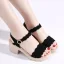Chic / Beautiful Green Summer Street Wear Suede Womens Sandals 2021 6 cm Thick Heels Open / Peep Toe Sandals
