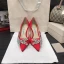 Schöne Ivory / Creme Abend Strass Pumps 2021 Leder 8 cm Stilettos Spitzschuh Pumps Hochhackige