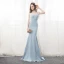 Chic / Beautiful Evening Dresses  2018 Trumpet / Mermaid Beading Tassel V-Neck Backless Short Sleeve Floor-Length / Long Formal Dresses