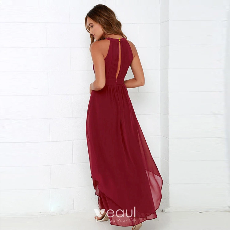 white christmas dresses Short Tight Burgundy Red Party Dress with Sleeves– PromGirl