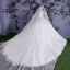 Chic / Beautiful White Wedding Dresses 2018 Ball Gown Multi-Colors Appliques Pearl Off-The-Shoulder Backless Sleeveless Cathedral Train Wedding