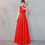 Modest / Simple Evening Dresses  2018 A-Line / Princess High Neck Sleeveless Floor-Length / Long Formal Dresses