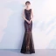 Chic / Beautiful Multi-Colors Evening Dresses  2019 Trumpet / Mermaid Sequins Scoop Neck Sleeveless Floor-Length / Long Formal Dresses