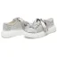 Fashion Bling Bling Silver Sequins Wedding Sneakers 2024 4 cm Platform Round Toe Wedding Shoes