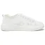 Elegant Ivory Rhinestone Lace Flower Wedding Sneakers 2024 4 cm Platform Round Toe Wedding Shoes