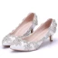Charmant Blanche Promo Escarpins 2018 Faux Diamant 5 cm Talons Aiguilles À Bout Pointu Escarpins