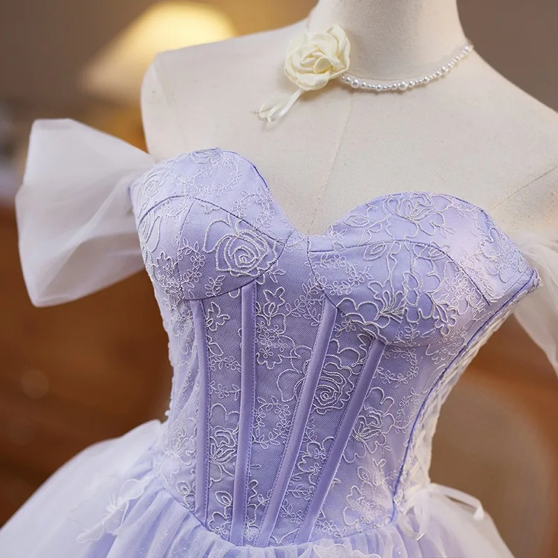 lavender birthday dress for women Aquarius Lavender Birthday Dress Release Date 6/23/23Aquarius Lavender –  Curvaceous Couture Boutique main image 1