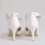 Proste / Simple Białe Buty Ślubne 2018 Rhinestone 8 cm Szpilki Szpiczaste Ślub Wysokie Obcasy