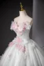 Bling Bling Mint Green Beading Sequins Pearl Lace Flower Appliques Prom Dresses 2025 Ball Gown Strapless Sleeveless Backless Floor-Length / Long Prom