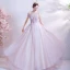 Charmant Rose Bonbon Paillettes Robe De Bal 2021 Princesse De l'épaule Sans Manches Dos Nu Longue Promo Robe De Ceremonie