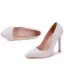 Simple Blanche Bureau Escarpins 2018 11 cm Talons Aiguilles À Bout Pointu Escarpins