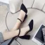 Simple Rougissant Rose Vêtement de rue Daim Sandales Femme 2021 Bride Cheville 8 cm Talons Aiguilles À Bout Pointu Sandales Talons Hauts