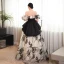 Fashion Champagne Prom Dresses 2023 A-Line / Princess Off-The-Shoulder Short Sleeve Backless Floor-Length / Long Prom Formal Dresses