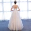 Chic / Beautiful White Wedding Dresses 2018 A-Line / Princess Glitter Tulle Crystal Spaghetti Straps Sleeveless Floor-Length / Long Wedding