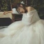 Luxury / Gorgeous Ivory Wedding Dresses 2019 Ball Gown Lace Flower Beading Crystal Sequins Strapless Long Sleeve Backless Royal Train