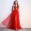 Sexy Black Evening Dresses  2019 A-Line / Princess Rhinestone Sequins V-Neck Sleeveless Plunging Cross-Back Backless Floor-Length / Long Formal Dresses