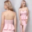 Eenvoudige Zwarte Avondjurken 2019 Strapless Mouwloos Ruglooze Enkellange Gelegenheid Jurken