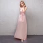 Abordable Rougissant Rose Robe De Soirée 2019 Princesse Noeud Titulaire Sans Manches Dos Nu Tribunal Train Robe De Ceremonie