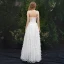 Moderne / Mode Ivoire Plage Robe De Soirée 2019 Princesse Bretelles Spaghetti Appliques Sans Manches Dos Nu Longue Robe De Ceremonie