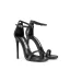 Sexy Black Street Wear Womens Sandals 2020 10 cm Stiletto Heels Ankle Strap Open / Peep Toe Sandals