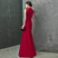 Charming Burgundy Evening Dresses  2019 Trumpet / Mermaid High Neck Beading Crystal Tassel Sleeveless Floor-Length / Long Formal Dresses