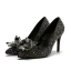 Chic Baroque Cendrillon Escarpins 2019 Cristal Paillettes 10 cm Talons Aiguilles À Bout Pointu Escarpins