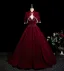Demure Burgundy Sequins Prom Dresses 2025 A-Line / Princess Spaghetti Straps Sleeveless Backless Floor-Length / Long Formal Dresses