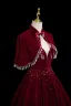 Demure Burgundy Sequins Prom Dresses 2025 A-Line / Princess Spaghetti Straps Sleeveless Backless Floor-Length / Long Formal Dresses
