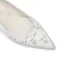 Mooie / Prachtige Ivoor Satijn Rhinestone Bruidsschoenen 2021 Leer 7 cm Naaldhakken / Stiletto Spitse Neus Huwelijk Pumps Hoge Hakken