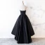 Enkel Svart Asymmetrisk Ballkjoler 2019 Prinsesse Strapless Uten Ermer Ryggløse Formelle Kjoler