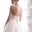 Élégant Champagne Robe De Mariée 2019 Princesse Bretelles Spaghetti Perlage Perle En Dentelle Fleur Sans Manches Dos Nu Longue
