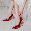 Piękne Czerwone Perła Rhinestone Buty Ślubne 2021 10 cm Szpilki Szpiczaste Ślub Czółenka Wysokie Obcasy