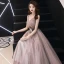 Modern / Fashion Blushing Pink Evening Dresses  2019 A-Line / Princess Appliques Lace Spaghetti Straps Sleeveless Backless Floor-Length / Long Formal Dresses