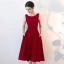 Modest / Simple Black Homecoming 2019 Graduation Dresses A-Line / Princess Scoop Neck Sleeveless Backless Knee-Length Formal Dresses