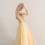 Sexy Gold Prom Dresses 2019 A-Line / Princess Strapless Beading Crystal Sleeveless Backless Floor-Length / Long Formal Dresses