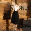 Modern / Fashion Black Homecoming Graduation Dresses 2019 A-Line / Princess V-Neck Sequins Short Sleeve Backless Tea-length Formal Dresses