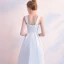 Modest / Simple Ivory Homecoming Graduation Dresses 2018 A-Line / Princess Bow Spaghetti Straps Sleeveless Knee-Length Formal Dresses