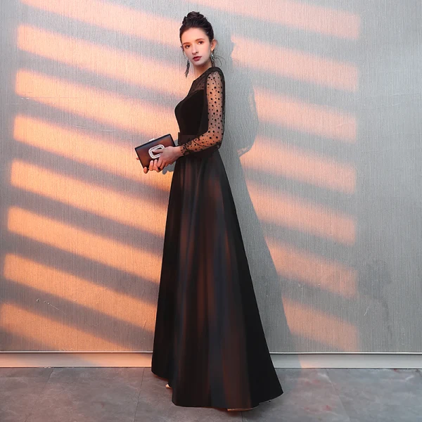 elegant black evening dresses Elegant Black Yvette Gown